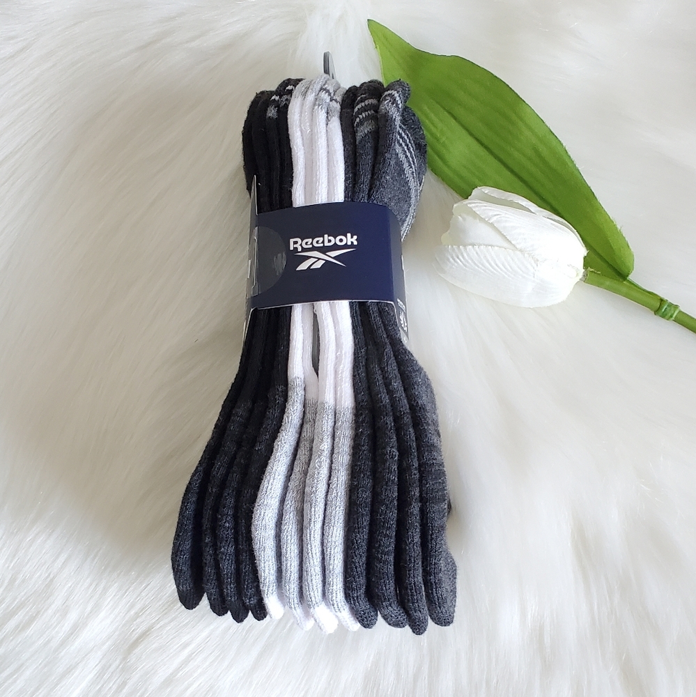 Reebok Men's Low Cut Socks 6 Pack - Picture 2 of 6